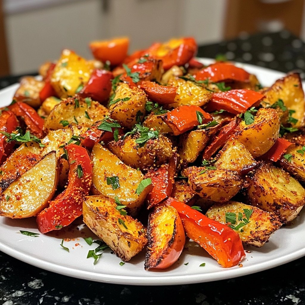 Ofenkartoffeln mit Paprika