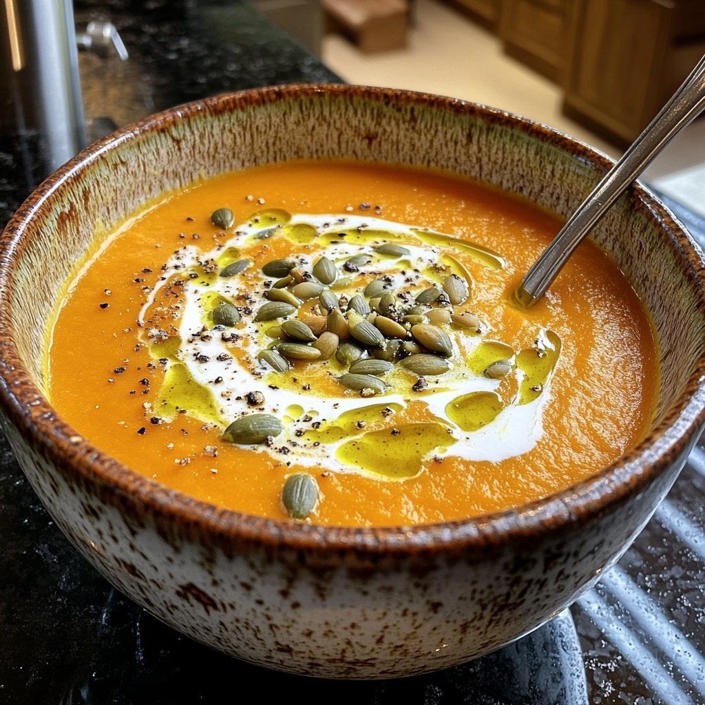 Kürbissuppe sämig mild