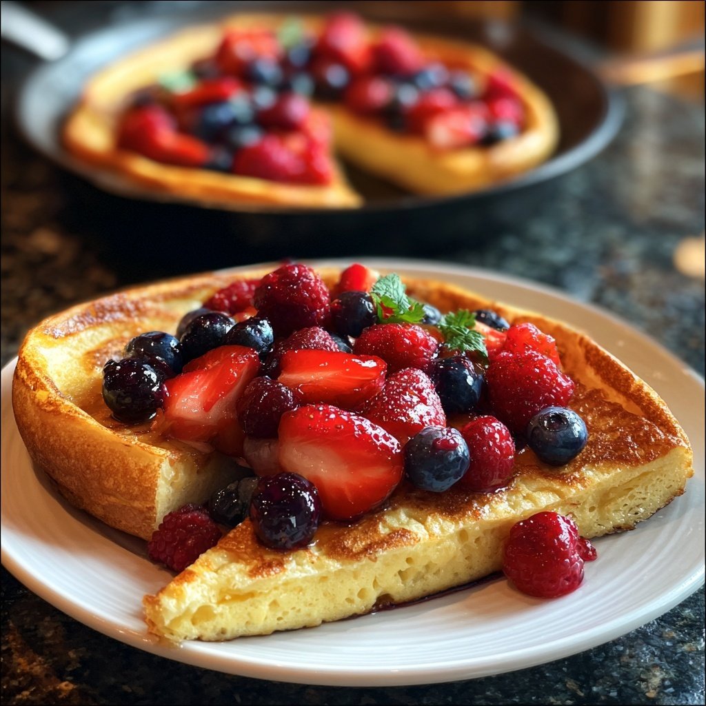 Pfannkuchen mit Beerenmix
