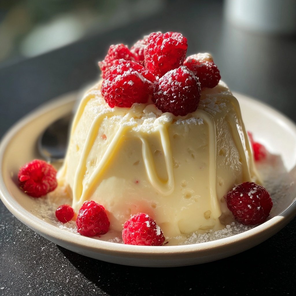 Weiße Schokoladenmousse