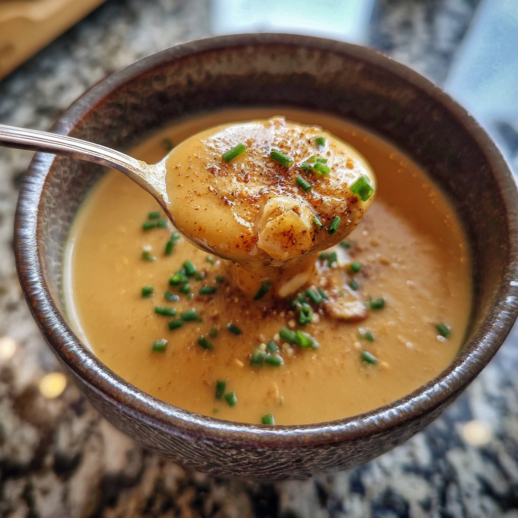 Blumenkohlsuppe mit Muskatnuss
