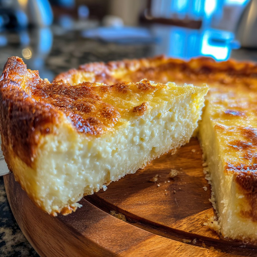 Käsekuchen mit Zitronen-Mandelboden