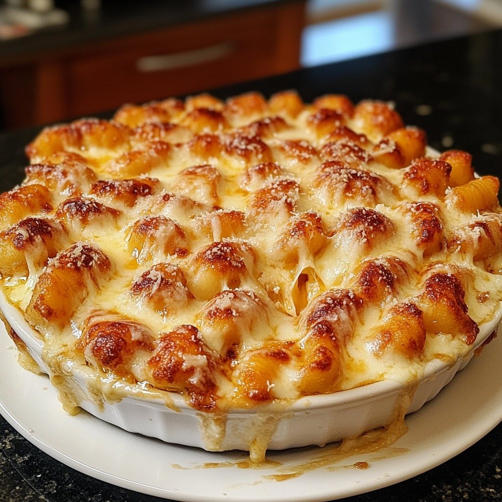 Gnocchi aus dem Ofen mit Käse
