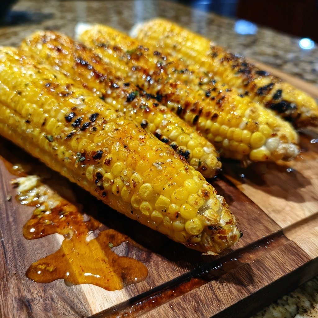 Gegrillte Maiskolben Mit Butter
