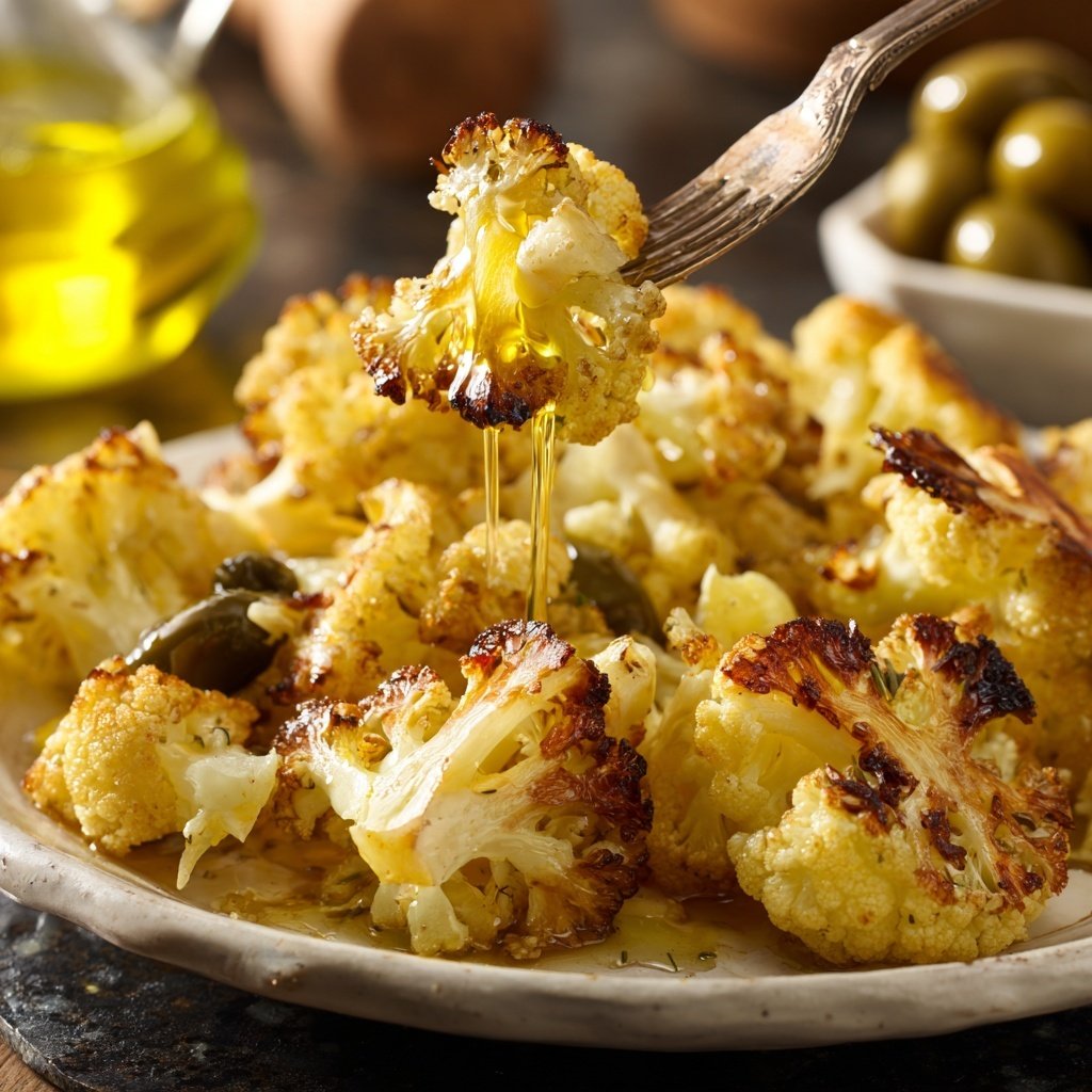 Blumenkohl mit Olivenöl