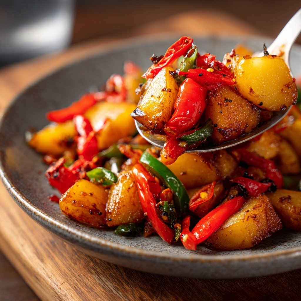 Gemüsepfanne mit Chili