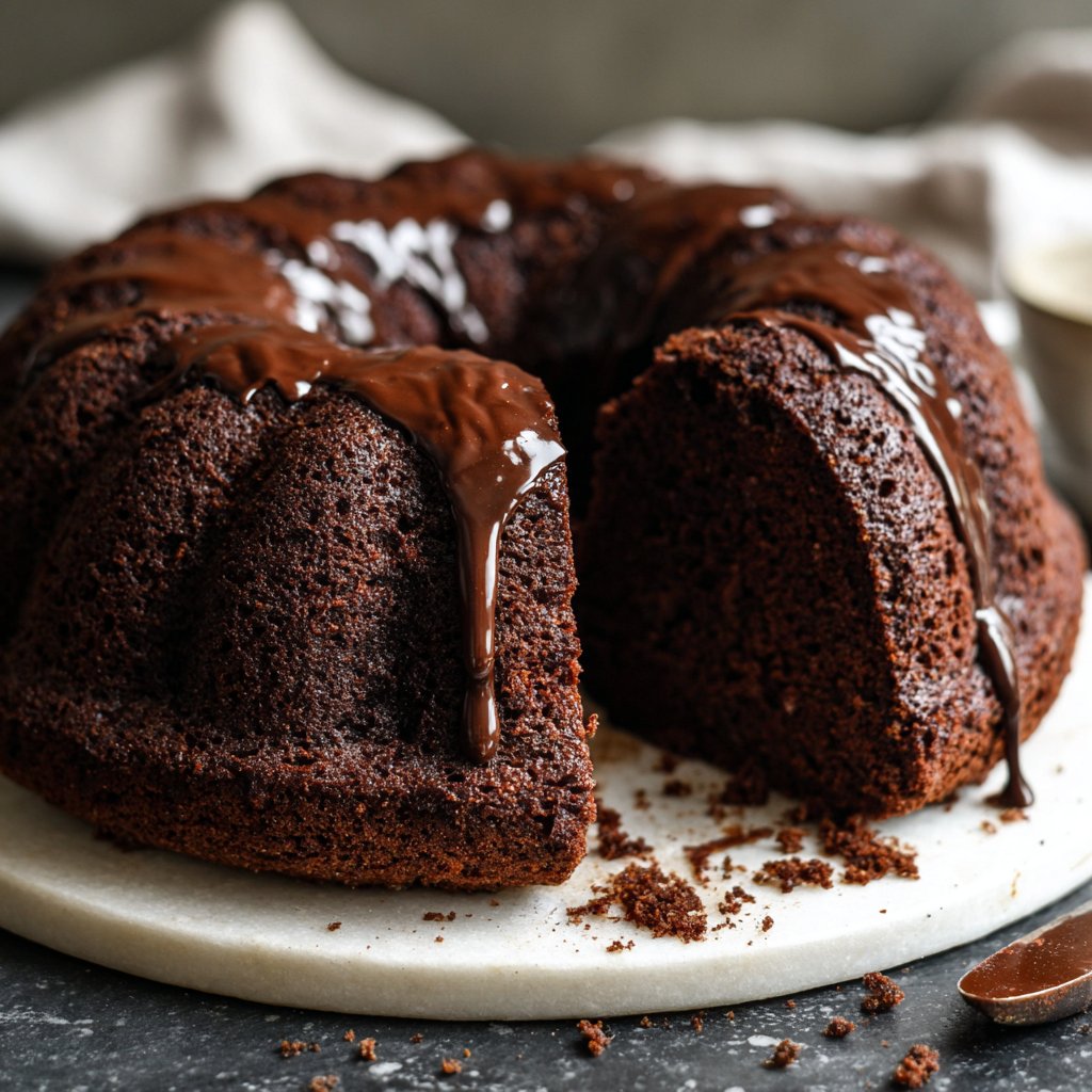 Gesunder Schokoladenkuchen ohne Zucker